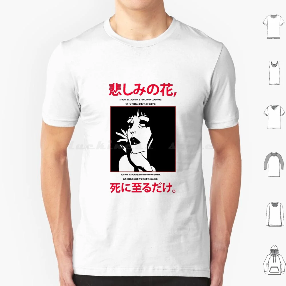 Belladonna Of Thossy (Design Giapponese) T Shirt 6Xl Cotton Cool Tee Anime Belladonna Estetica Giappone Tipografia Giapponese