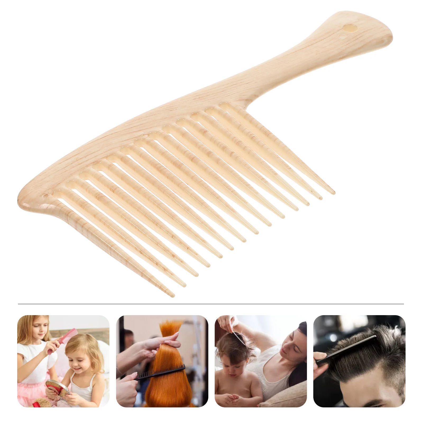 

Hair Comb Massage Plastic Pick Mens Shampoo Oil Hairdressing Combs Wide-tooth Wide-toothed Man