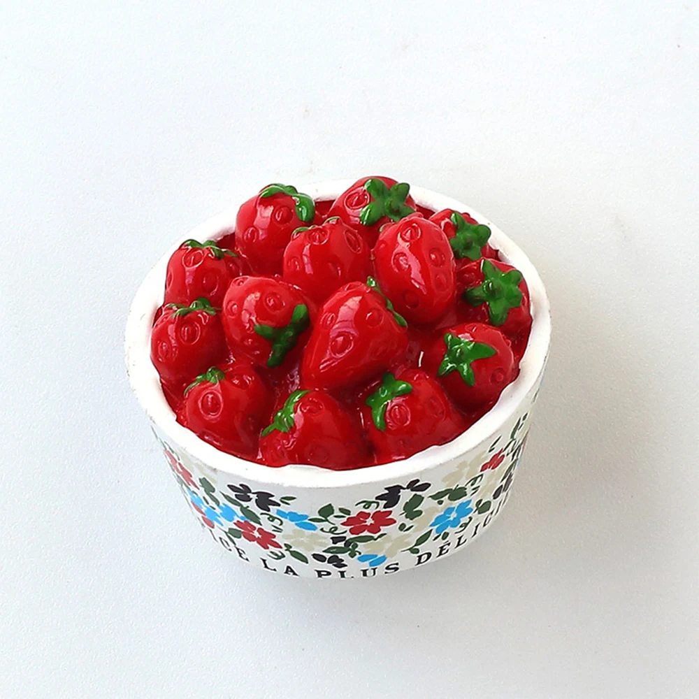 Creative Cartoon Afternoon Tea Food Resin Three-Dimensional Design Refrigerator Stickers Magnetic Message_voghion.com