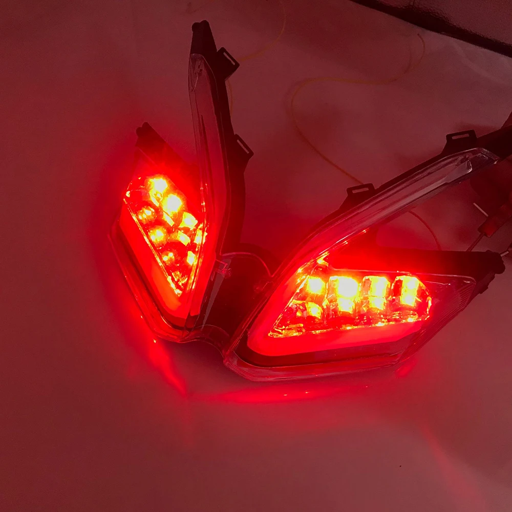 Motorcycle Rear Brake Light LED Taillight Blinker Indicator Shift Turn Signal Lights Lamp For Ducati 899 959 1199 1299 Panigale - - Racext 23