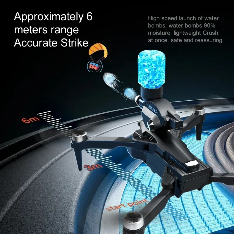 Drone Quadcopter New K11 Max Brushless Motor Mini Drone 8K Professinal 4K Three Camera Wide Angle Localization Obstacle Avoidance RC Quadcopter