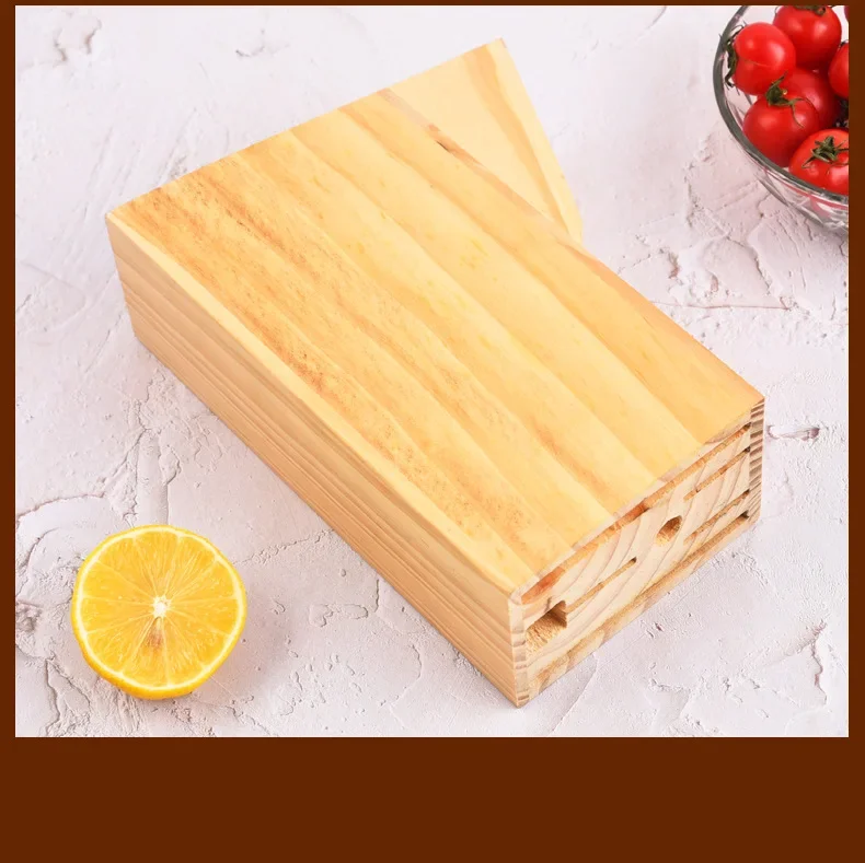 Portacoltelli per uso domestico moderno forniture da cucina cassetto  orizzontale in legno massello sedile portacoltelli in rovere portautensili  portautensili - AliExpress