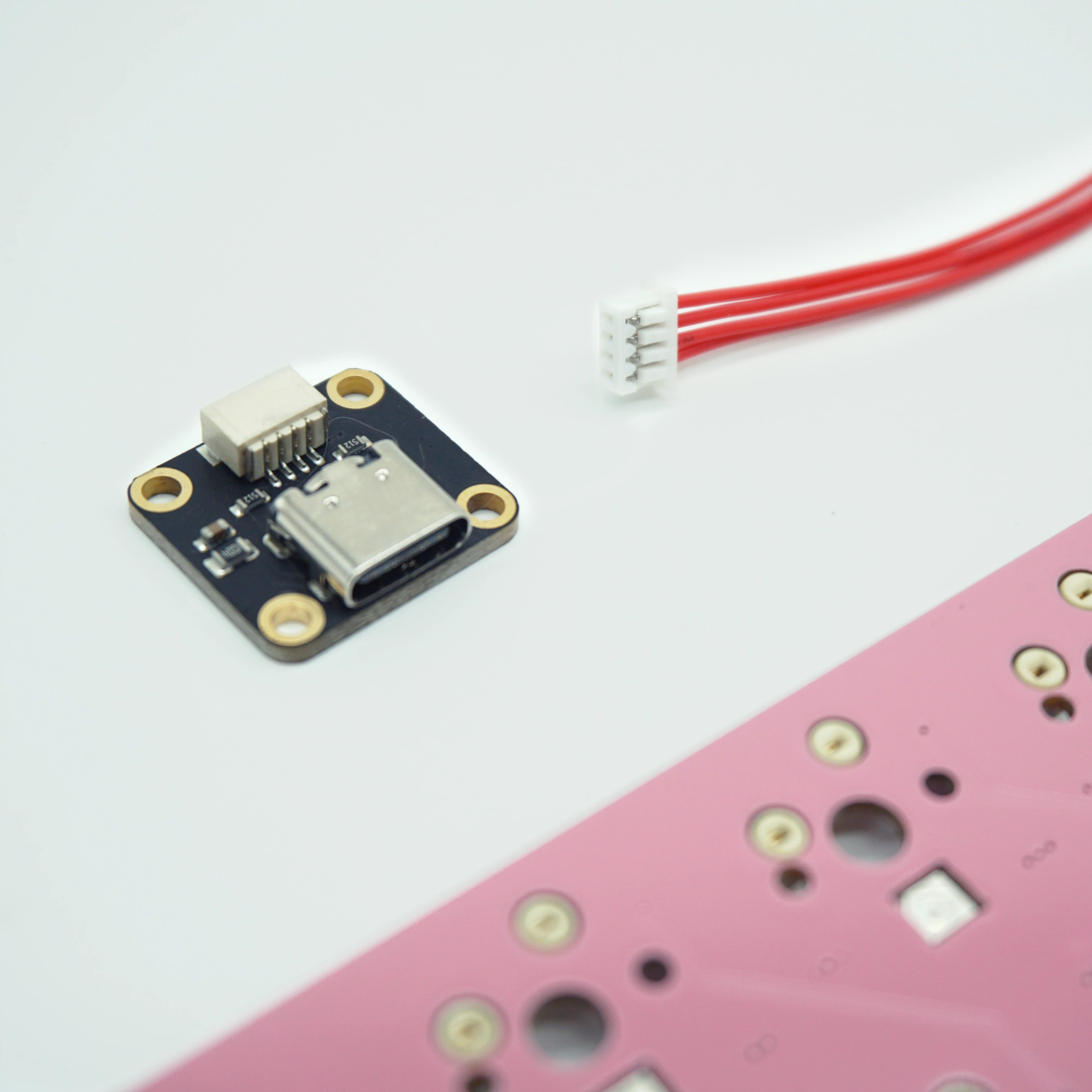 Keybox-teclado Personalizado Rgb Pcb r2 65 Layout Layout Layout Pcb Suporte Via Pink Pcb Kbd67 Lite 65 Hot Swap - Imagem 4