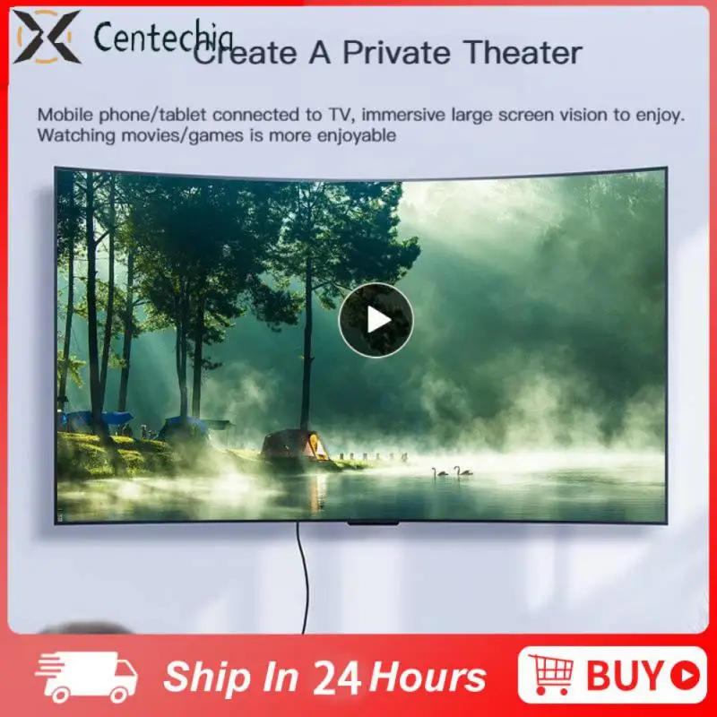 PC TV 전화 게임 영화용 양방향 스크린 프로젝션 컨버터, 8K @ 60Hz 어댑터, C타입-DP/미니 암 단선