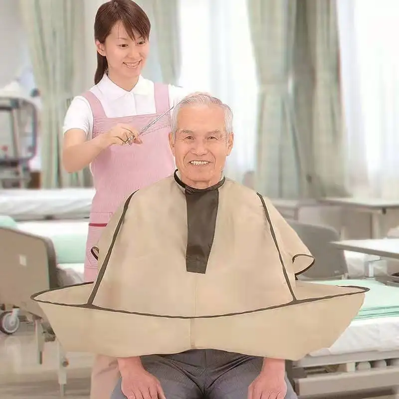 Haircut Cape, Hairdressing Cape-Professional Hair Cutting Cape Umbrella Foldable Salon Barber Haircut Cape Waterproof