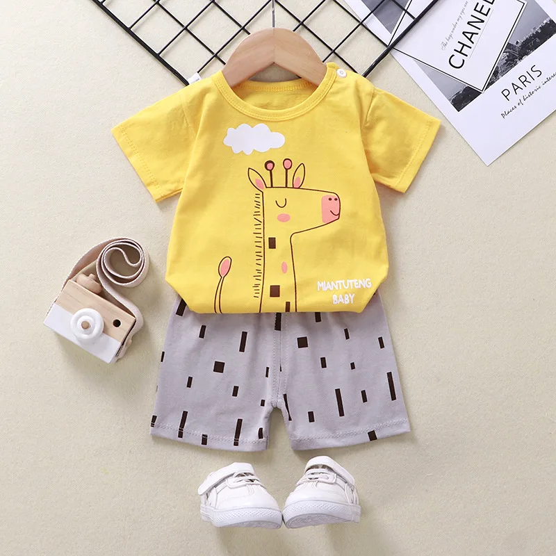 baby clothing set long sleeve	 Summer Baby Short Sleeve For Clothing Boys And Girls Cotton Underwear Suit For Children Two Clothes Sets For Babies baby girl cotton clothing set Baby Clothing Set