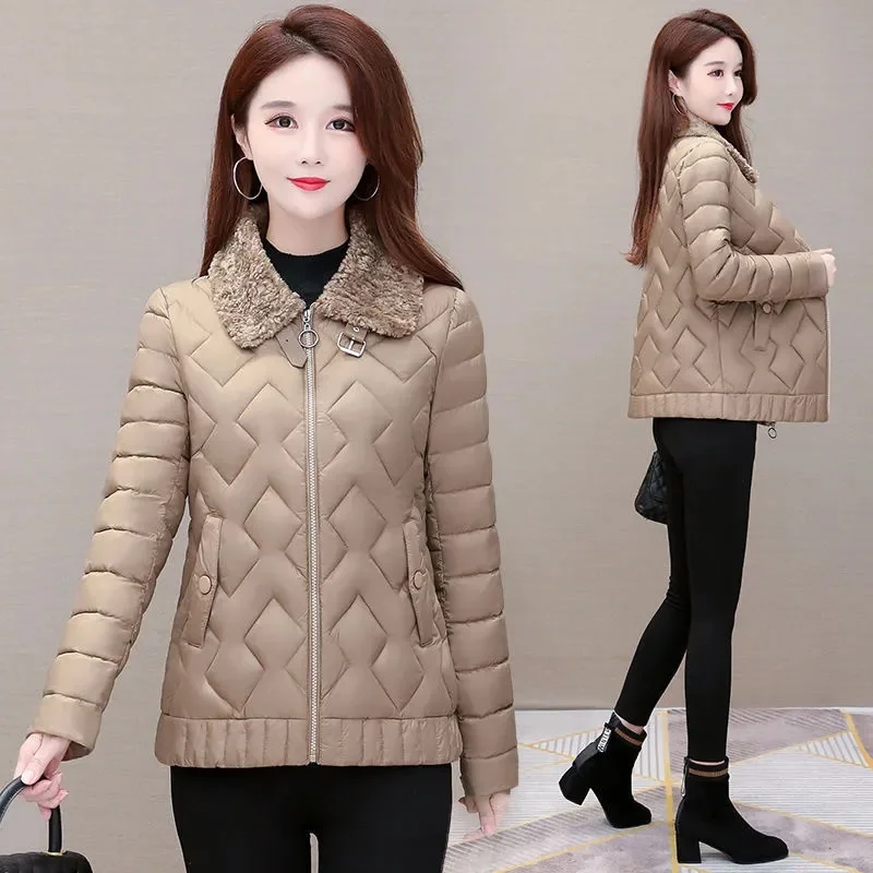 

Cotton-Padded Coat Women's Short 2023 New Slim Down Cotton Jacket Female Ins Winter Parkas Joker Outerwear Ladies Tide Tops