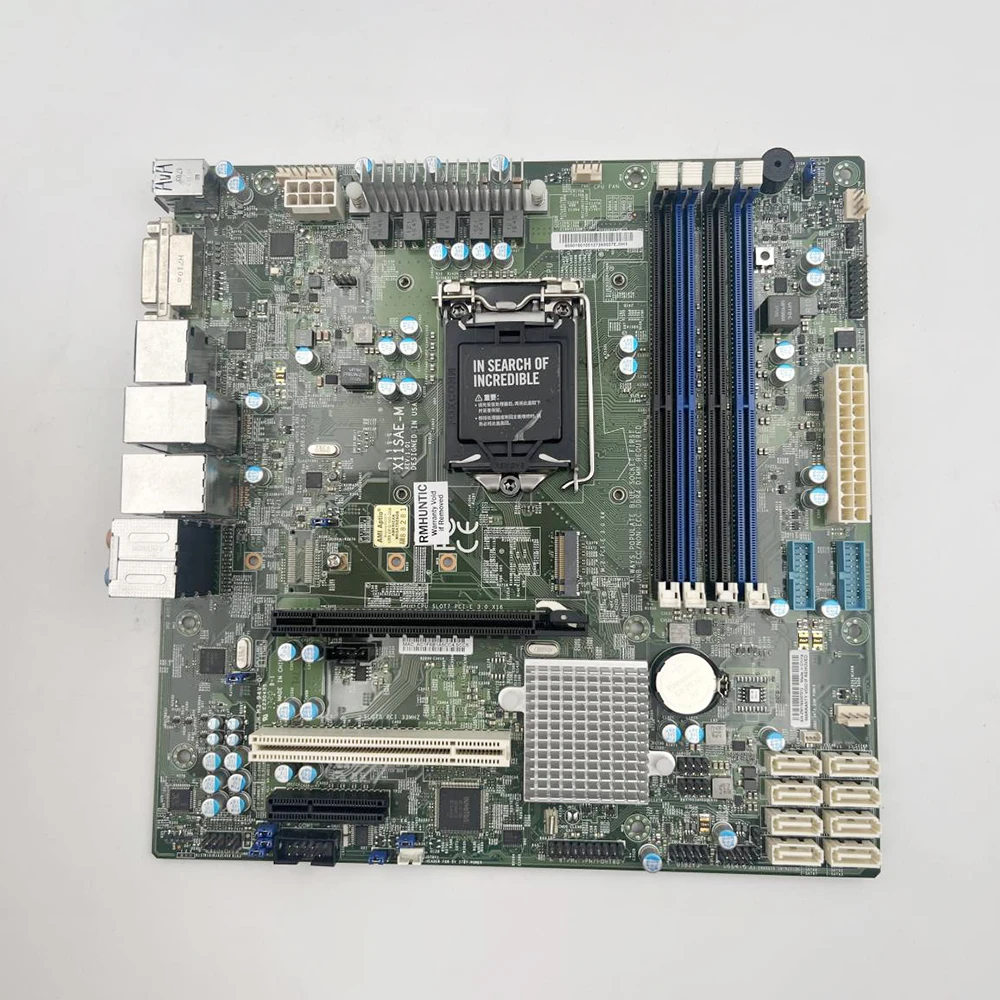 For Supermicro X11SAE-M 1151 C236 64GB Original Server Motherboard M-ATX E3 V5 V6 Perfect Test Good Quality 6 For Supermicro X11SAE-M 1151 C236 64GB Original Server Motherboard M-ATX E3 V5 V6 Perfect Test Good Quality - Image 4