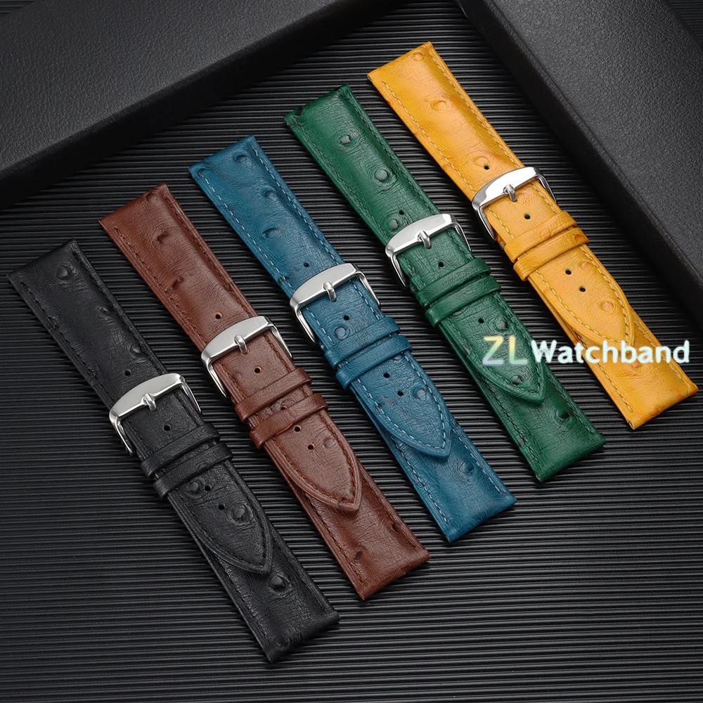 Premium Leather Watch Strap - Universal Fit 18mm to 22mm Wristband