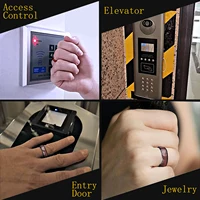 T5577 Chip RFID Smart Ring Ceramic Epoxy Resin Ring Rewritable Clone 125kHz Access Control Lock Key Cards - Image 4