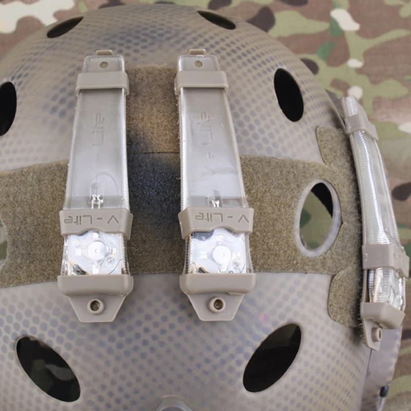 Emersongear Tactical V-LITE Distress Marker Signal Light Flashing Lights Airsoft Hunting Hiking Cycling Outdoor Helmet