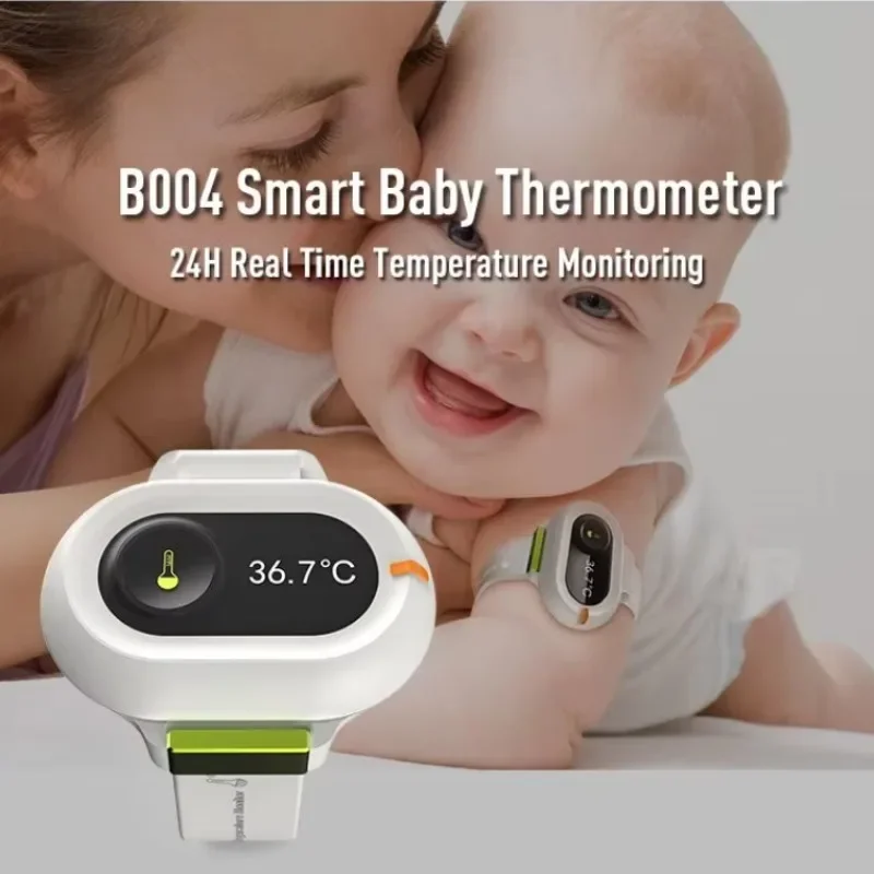 Baby digital smart thermometer bracelet bluetooth body non touch contact mini multi thermometer indoor outdoor home