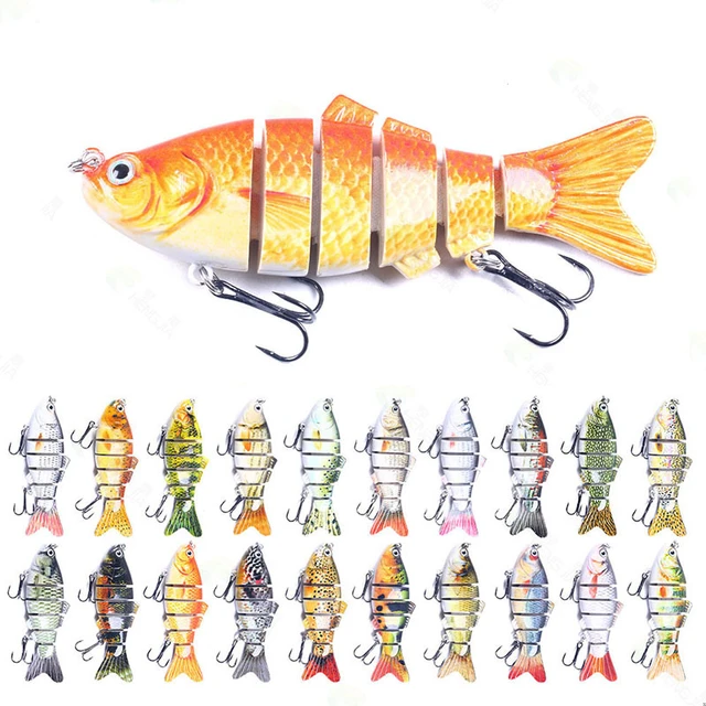 Swimming Bait Jointed Fishing Lure Floating Hard bait with Jerk Fishing  Lure For Big Bait Bass Pike Minnow Lure High Quality