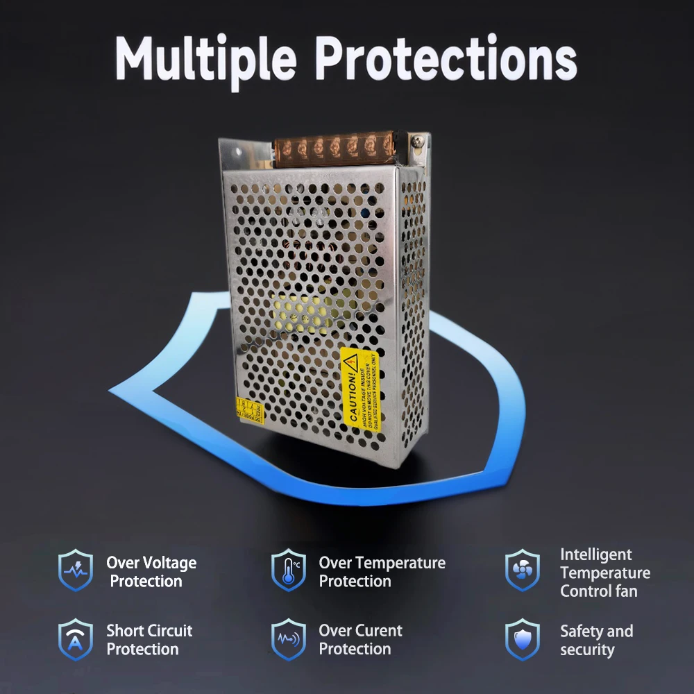 Description Picture 5 of itemAC110V 220V to Power Supply DC 12V 36V 48V 200W Light Transformer for Driver LED Light  Strip CCTV and 3D Print