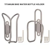 J1HE Titaniums Alloys Bike Bottle Stand Bicycles Bottle Cage for Mountain Bicycles 4