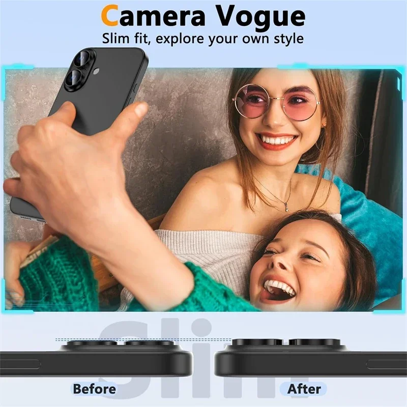 Metal Glass Camera Lens Protector for IPhone 17 Air 16 15 14 13 Pro Max Plus 17Air 16Pro 17Pro ProMax IPhone17 Ring Lens Cover S46430a8a240b4ebbbf82d13eb1e51e7bm