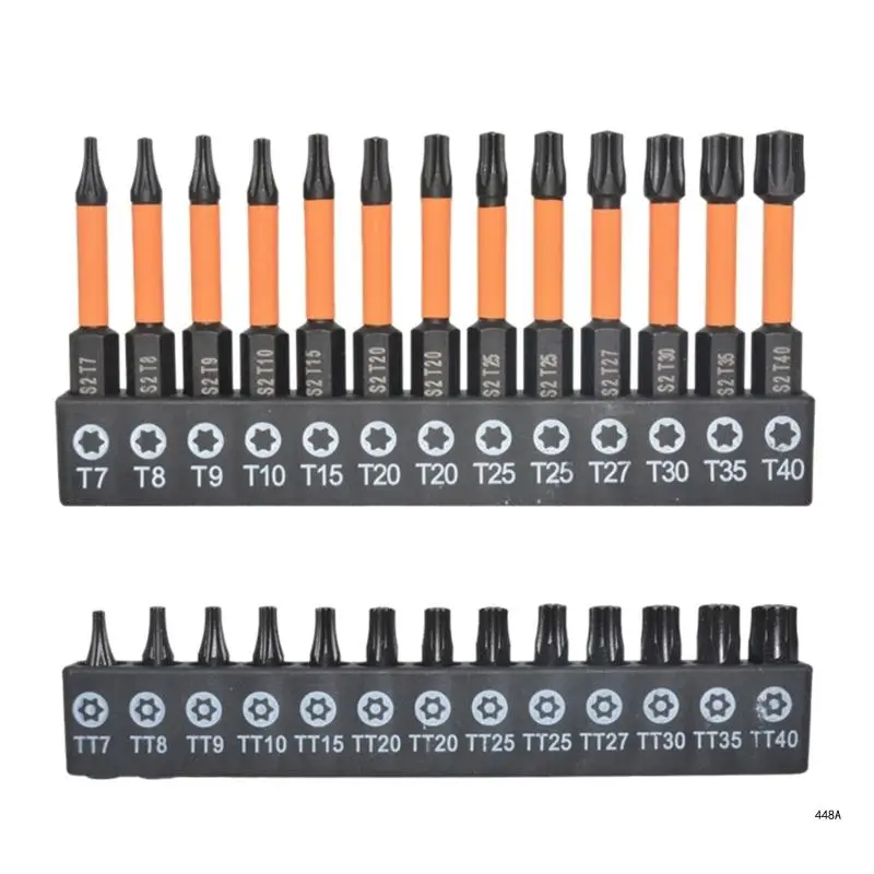 

26Pcs Torx Head Screwdriver Bit Set Shank Security Tamper Proof Screwdriver