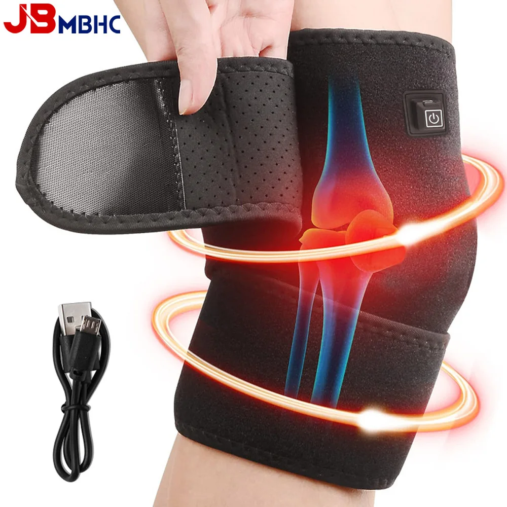 

Infrared Heating Therapy Kneepad Arthritis Knee Support Brace Pain Relieve Knee Joint Pain Knee Rehabilitation Sports Pad USB