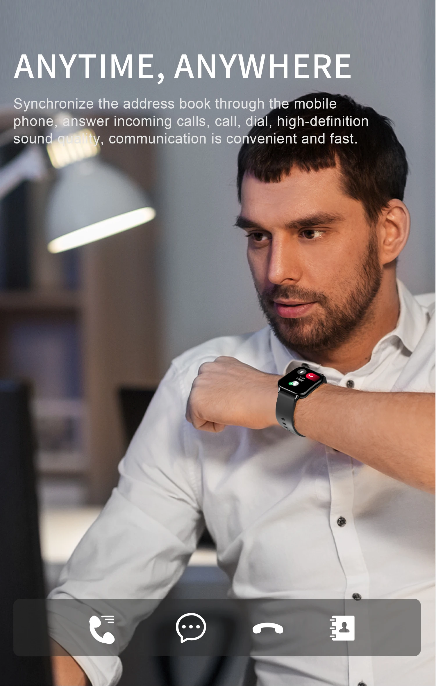 ο HD11 Smartwatch 1.9 ġ Ǯ ũ   ڵ   NFC ȣ  Ʈ ġ  