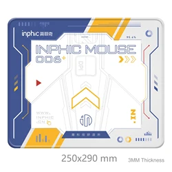 Enhanced Sci - Fi Mecha Style Anti - Slip Gaming Mouse and Keyboard Pad - Ideal for Office and Gaming, 25x30cm (Mouse Pad)