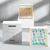Wall Mounted Cotton Pad Storage Boxes Dustproof Waterproof Bathroom Organizer For Cotton Swabs Makeup Cosmetics Jewelry Holder 5