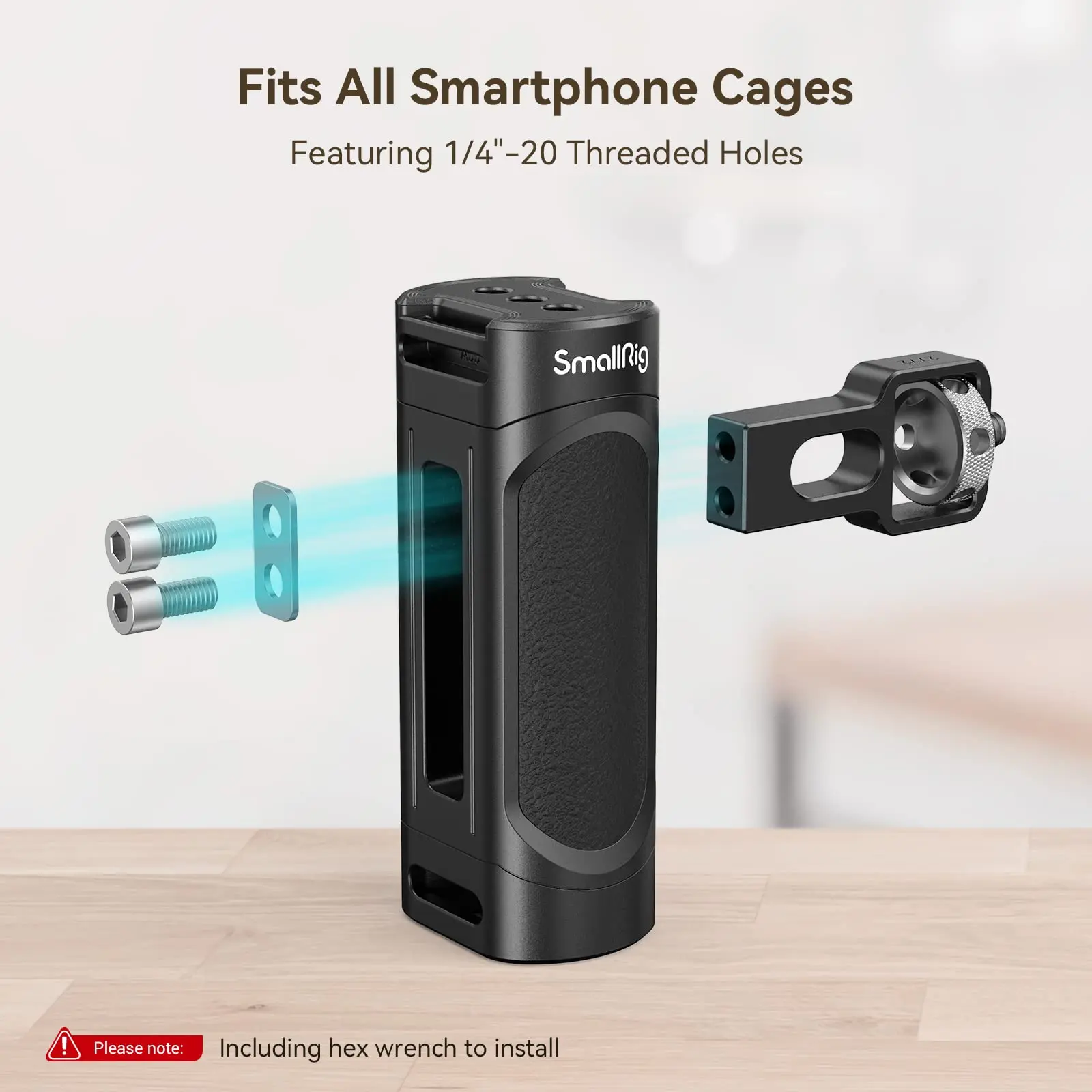 SmallRig Universal Phone Cage Smartphone Video Rig Kit with