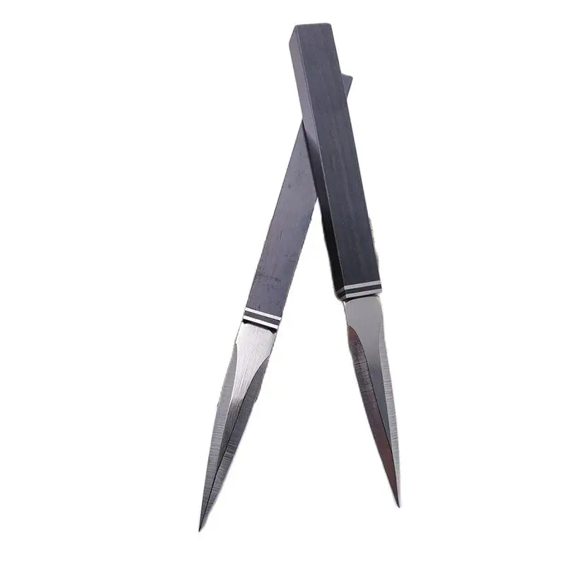 Tea cutter tea needle set Stainless Steel Tea Needle Tea Cutter Puer Cone Ceremony Accessories Craft Kung Fu Teasets Knife With Leather Case