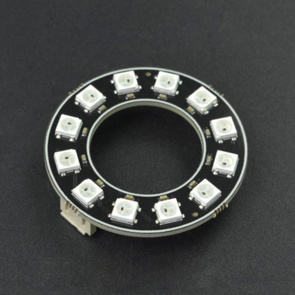DFRobot  ܰ WS2812 Ǯ ÷ RGB LED   ĳ̵  Mind + MakeCode Arduino for STEM Education
