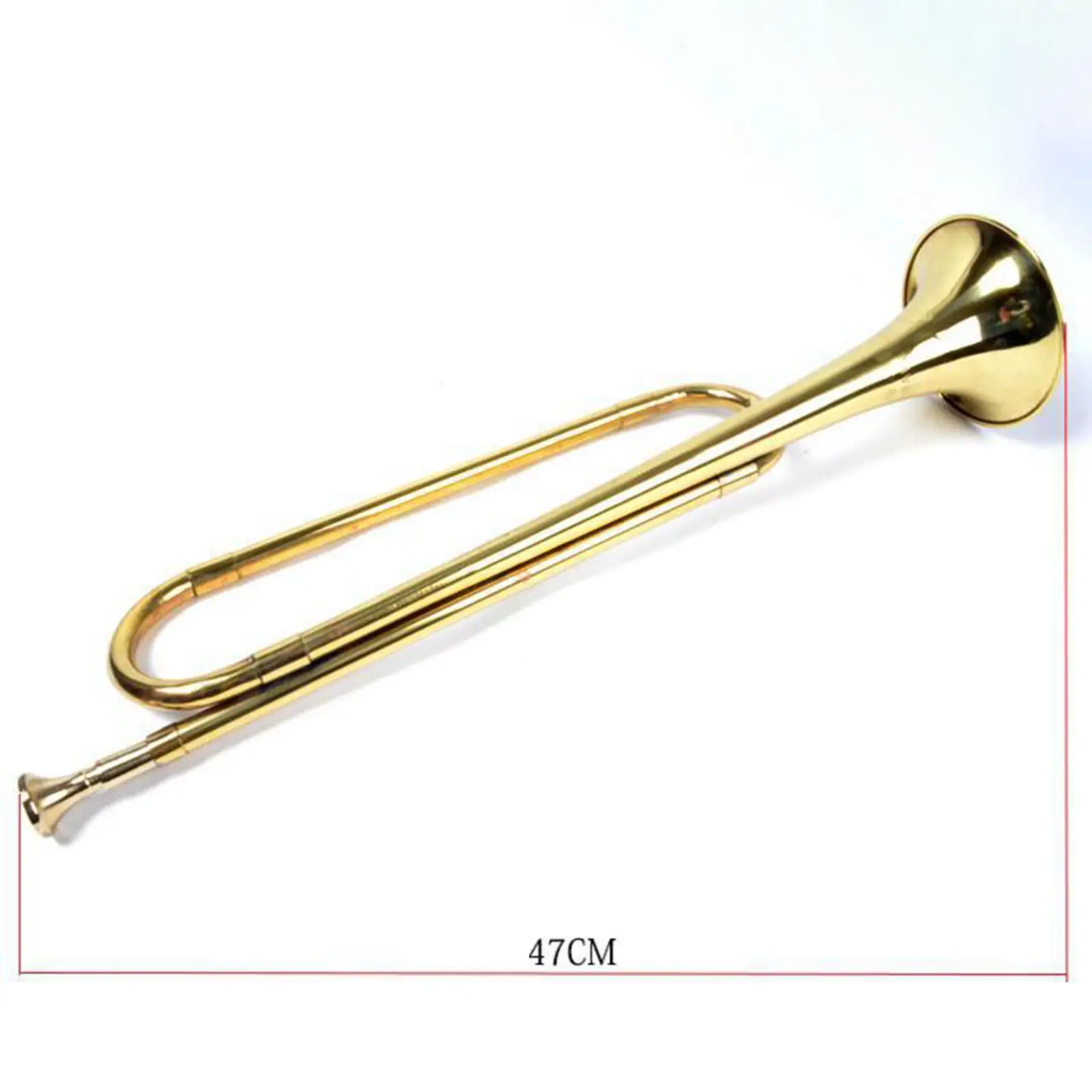Antique Style BB Bugle Portable Musical Instrument Brass Blowing Cavalry for Beginners,Musical Instrument Accessories