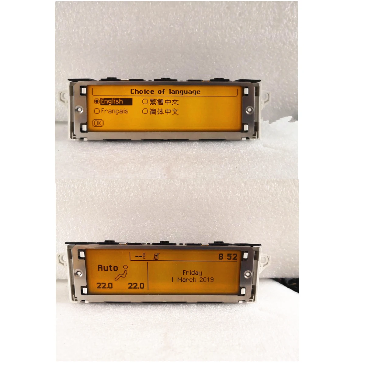 Screen Type C 12 Pin Display For Peugeot 307 308 407 408 807 2008 3008 Citroen C2 C3 C4 C5