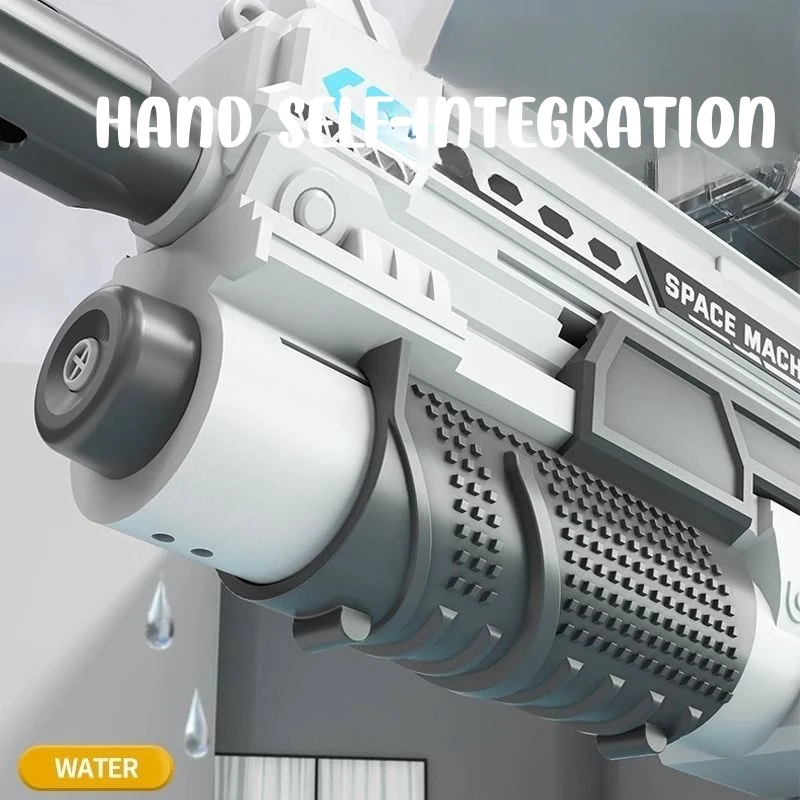 Children High Pressure Electric Water Gun Summer Outdoor Pool Toy Hand Self Integration Automatic Absorb Water Watergun for Kids 5