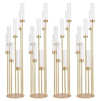 Gold 7-Arm Floor Candelabra 1