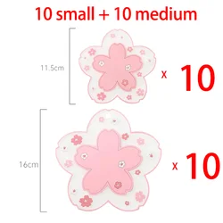 Kawaii Sakura Insulated Coaster - Japanese Style Table Mat and Home Decoration Drinkware (20 Pcs)