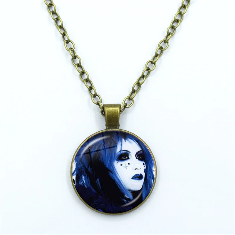 Moi Dix Mois Malice Mizer Mana Sama Glass Dome Cabochon Pendant