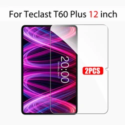 Premium Tempered Glass Screen Protector - 2 Pack, 12 - Inch Display (For teclast t60 plus)