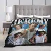 Vintage Jeremy Allen White Bootleg Blankets Flannel Printed The Bear Tv Show Multifunction Warm Throw Blanket for Bed Office 6