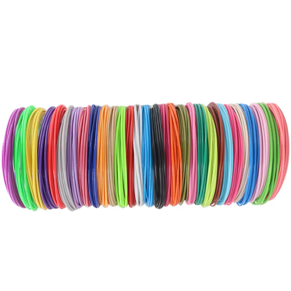 PLA Filament for 3D Pen，Color 3D Printing Material，Diameter 1.75mm,10/20/30 Colors, 100M 150M 200M, Colorless,Odorless and Safe