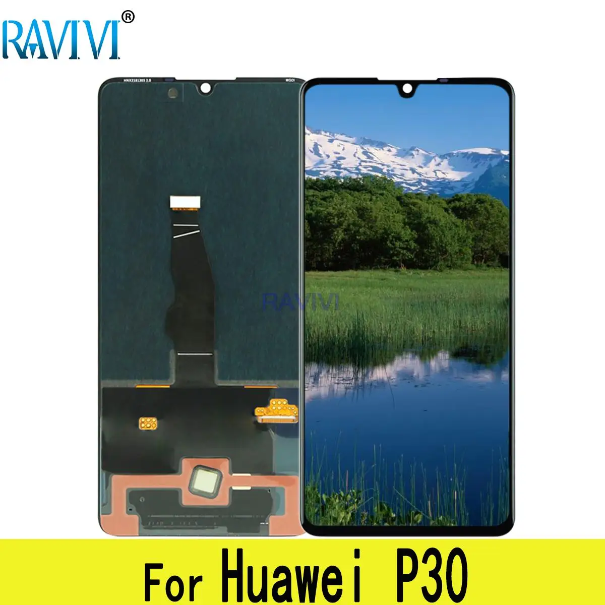 

6,1 "P40 AMOLED для Huawei P40, ЖК-дисплей, сенсорный экран, протестированный, дигитайзер в сборе, замена ANA-AN00 TN00 NX9 LX4