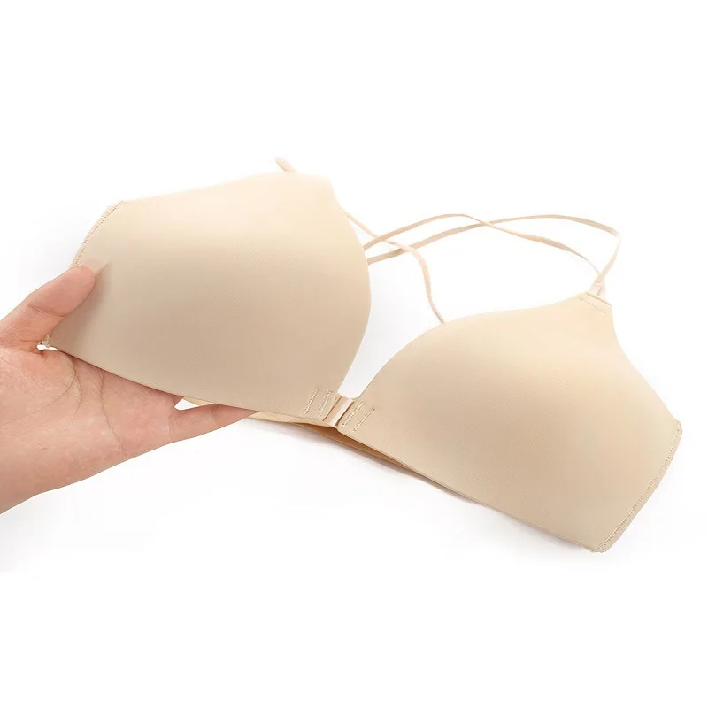 bra and thong set SEVEN WISH The New Front Button Lingerie Sets Breathable Has No Underwire And Sexy Bra Thong Underwear Sets With Anti-Hem bra and underwear set