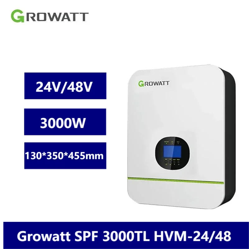 Growatt 48V 3000W 3Kw Ip20 Protezione Controlador Solare Mppt Onduleurs Solaire Inverter