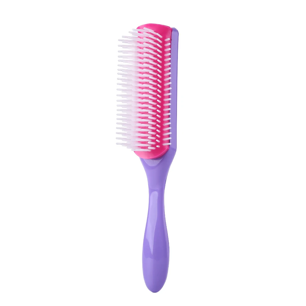 Detachable Styling Hair Brush Detangling Comb Women Detachable Hairbrush Handle Grip Curly Hair Salon 9 Rows Hair Comb Curly Hair Brush Hair Styling Tools Hair Brush Comb