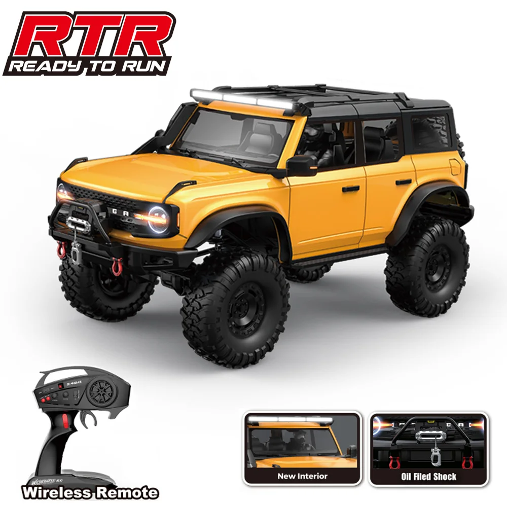 RC クローラー 1/10 Rc カー 4WD RTR HB R1001 LED 2.4 グラム電動
