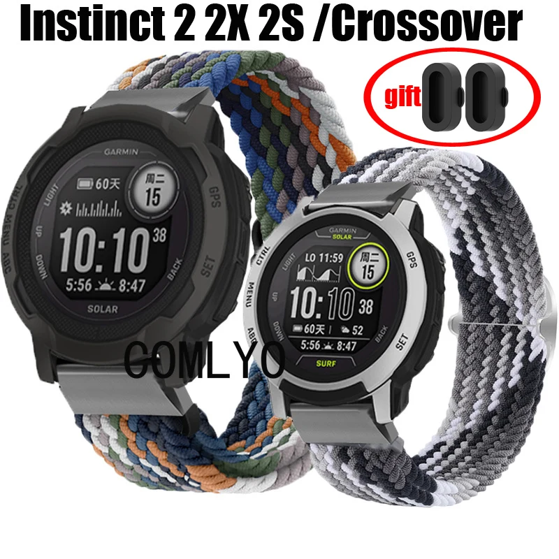 LuxuryJOY Sport Mesh Strap - Replacement Band For Garmin Instinct 2/2S/2X/3/E Watches - View #3