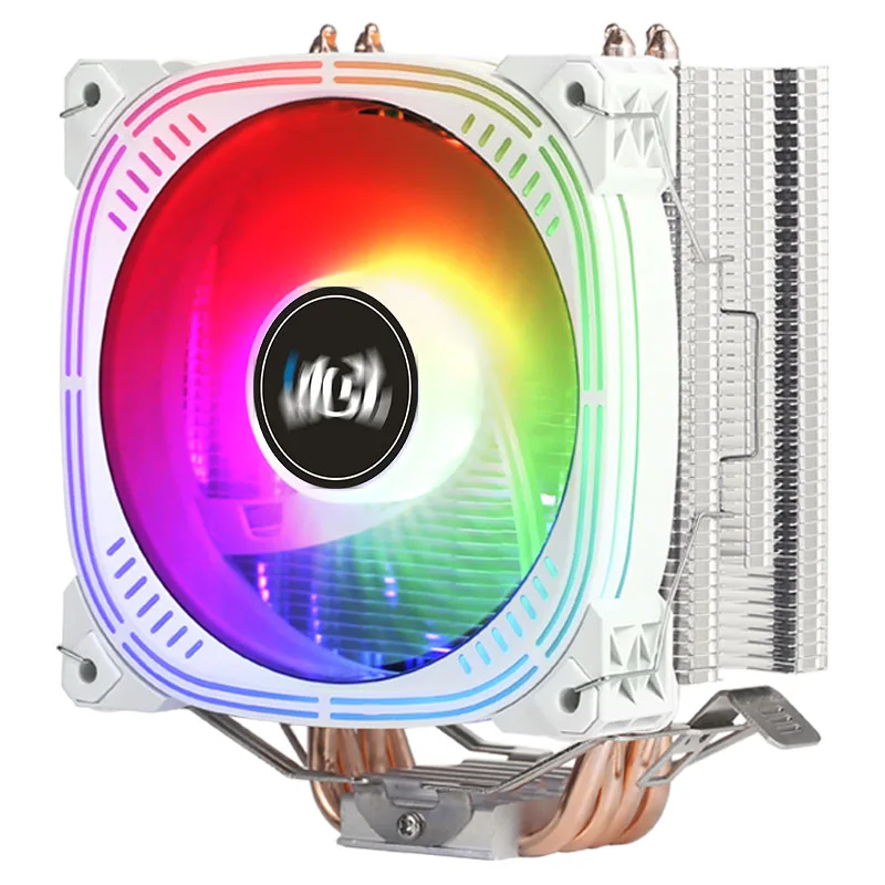 Ventilador Cpu Refrigerador Cpu Rgb Tubos de Cobre X79 Placa-mãe X99 Amd3 Am4 Intel 1200 1356 1150 1155 1700 120 mm Lga 2011 - Imagem 3