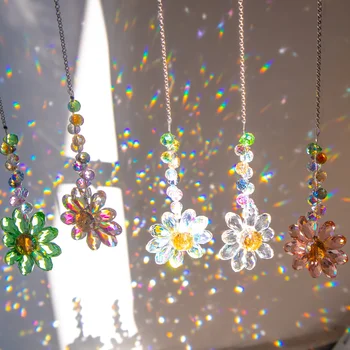 Crystal Sunflower Suncatchers 1