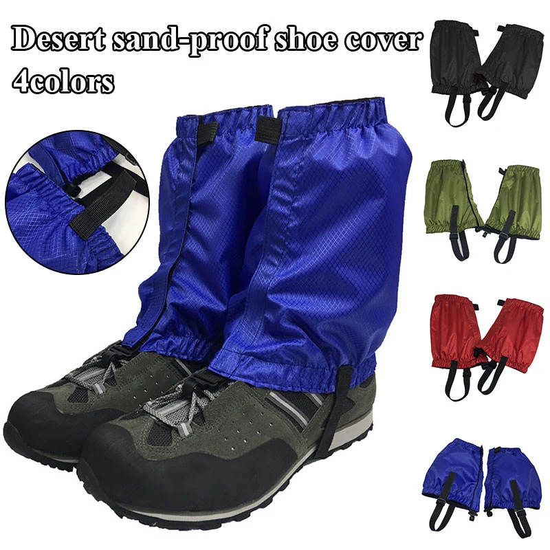 

1pair Waterproof Leg Covers Legging Climbing Camping Hiking Ski Boot Travel Shoe Snow Shoe Covers Legs Protection