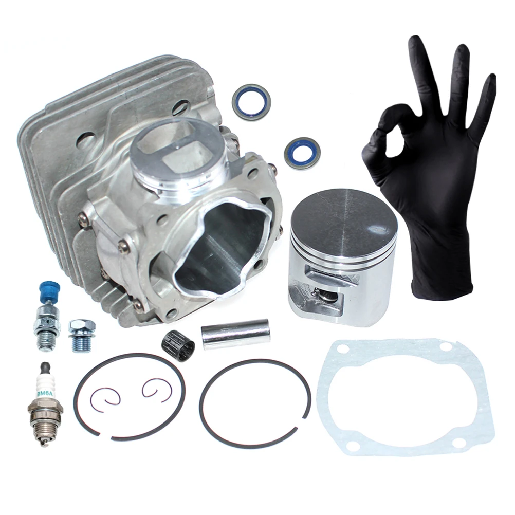Anello Pistone Caber Kit Pistone Meteor Completo Per Motosega Husqvarna 262 E 262XP, 48mm Con