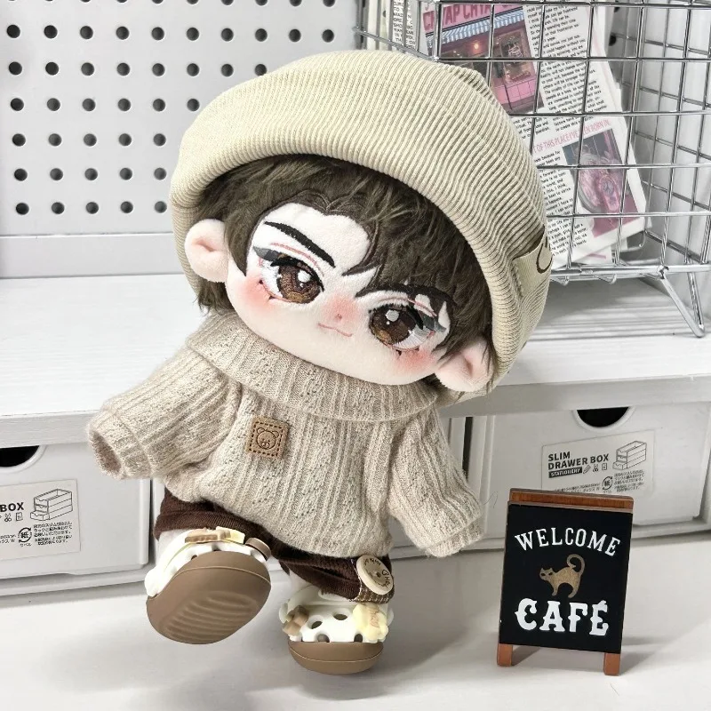 Cream Pineapple Bun 8-color Cotton Doll Thread Knitted Hat 10cm&20cm 5