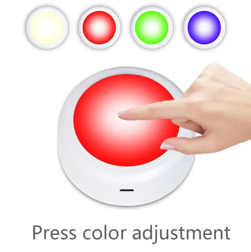 RGB LED Under Cabinet Lights with Remote Control Battery Powered Wireless Dimmable Night Lamp LED Lights for Home Wardrobe Light - Image 5