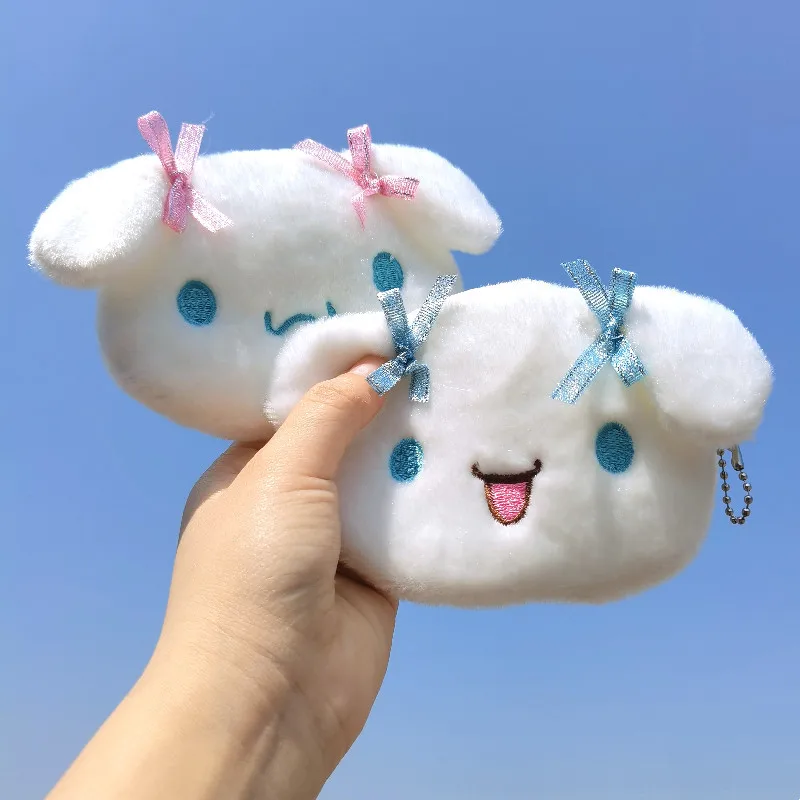 

Sanrio Cinnamoroll Coin Purse Kawaii Cartoon Fashion Plush Wallet Coin Purse Ladies Wallet Female Student Mini Clutch